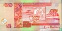 Belize, 5 dollars, 1999