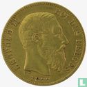 België 20 francs 1877 - Afbeelding 1