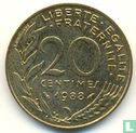 Frankrijk 20 centimes 1988 - Afbeelding 1