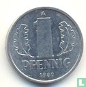 GDR 1 pfennig 1980 - Image 1