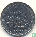 Frankrijk 1 franc 1961 - Afbeelding 1