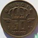 Belgium 50 centimes 1969 (NLD - coin alignment) - Image 1