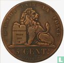 België 5 centimes 1833 - Afbeelding 2