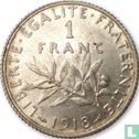 Frankrijk 1 franc 1918 - Afbeelding 1