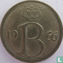 Belgium 25 centimes 1966 (NLD) - Image 1