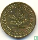 Germany 5 pfennig 1991 (G) - Image 1