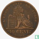Belgium 10 centimes 1832 - Image 2