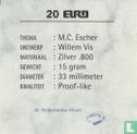 Nederland 20 Euro 1998 "M.C. Escher" - Afbeelding 3