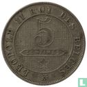 Belgique 5 centimes 1898 (FRA) - Image 2
