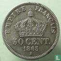 Frankrijk 50 centimes 1865 (A) - Afbeelding 1