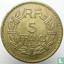 Frankrijk 5 francs 1946 (zonder letter - aluminium brons) - Afbeelding 1