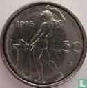 Italië 50 lire 1995 (met punt)