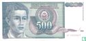 Yugoslavia 500 Dinara 1990 - Image 1