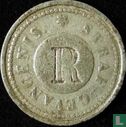 Halve cent 1834 Strafgevangenis Rotterdam - Image 2