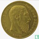 Belgique 20 francs 1878 - Image 1