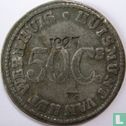 50 cent 1824-1837 Werkhuis Amsterdam - Afbeelding 1