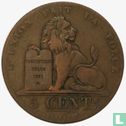 België 5 centimes 1834 (met punt) - Afbeelding 2