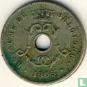 Belgien 5 Centime 1905 (FRA - A MICHAUX - ohne Punkt) - Bild 1