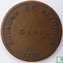 België 5 centimes 1833 Monnaie Fictive, Gent - Afbeelding 1