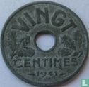 Frankrijk 20 centimes 1941 (type 1) - Afbeelding 1