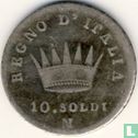 Koninkrijk Italië 10 soldi 1811 (M) - Afbeelding 2