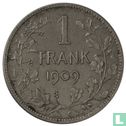 Belgium 1 franc 1909 (NLD - TH VINÇOTTE) - Image 1