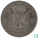 België 1 franc 1880 "50th anniversary Kingdom of Belgium" - Afbeelding 1