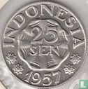 Indonesië 25 sen 1957