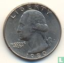 Verenigde Staten ¼ dollar 1980 (P) - Afbeelding 1