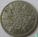 Verenigd Koninkrijk 6 pence 1931 - Afbeelding 1