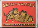 Safety Matches Three Cats Brand - Bild 1
