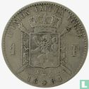 Belgium 1 franc 1881 - Image 1