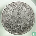 Frankrijk 2 francs 1895 - Afbeelding 1