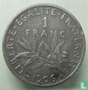 Frankrijk 1 franc 1906 - Afbeelding 1