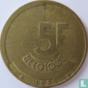 België 5 francs 1986 (FRA) - Afbeelding 1