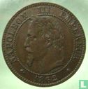 Frankrijk 2 centimes 1862 (grote BB) - Afbeelding 1