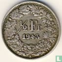 Zwitserland ½ franc 1943 - Afbeelding 1