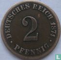 Empire allemand 2 pfennig 1874 (B) - Image 1
