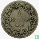 België 5 francs 1844 - Afbeelding 1