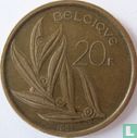 Belgique 20 francs 1981 (FRA) - Image 1