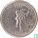 États-Unis ¼ dollar 2000 (D) "New Hampshire" - Image 1