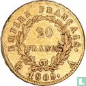 Frankrijk 20 francs 1809 (A) - Afbeelding 1