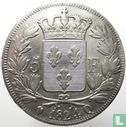 France 5 francs 1824 (Q) - Image 1