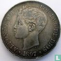 Spain 5 pesetas 1897 - Image 1
