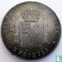 Spanje 5 pesetas 1897 - Afbeelding 2