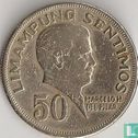 Philippines 50 sentimos 1972 (bouton sur 2) - Image 2