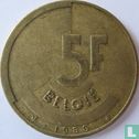 Belgium 5 francs 1986 (NLD) - Image 1