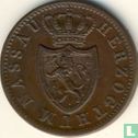 Nassau 1 kreuzer 1856 - Afbeelding 2