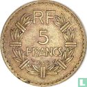 Frankreich 5 Franc 1938 (Aluminiumbronze) - Bild 1