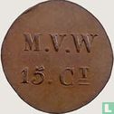 15 cent 1841-1859 Rijksgesticht Veenhuizen V1 - Image 1